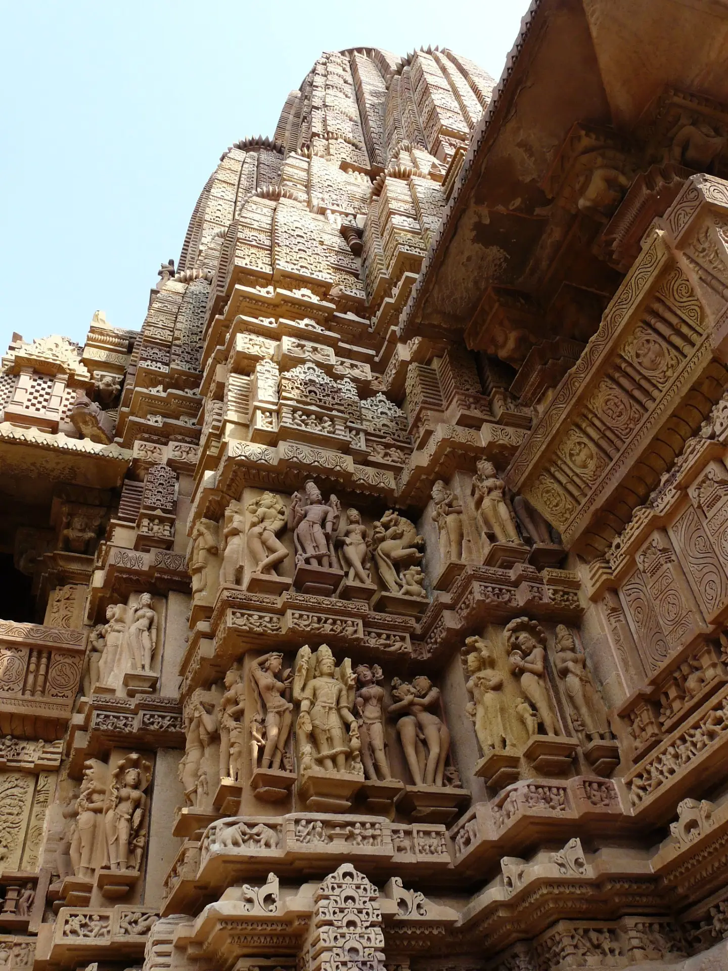 Khajuraho vallée du gange Temple Erotique